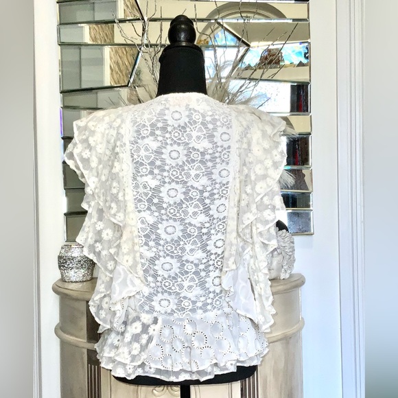 NWOT Verb by Pallavi Singhee Sleeveless Blouse Ivory
Size M - Picture 6 of 13